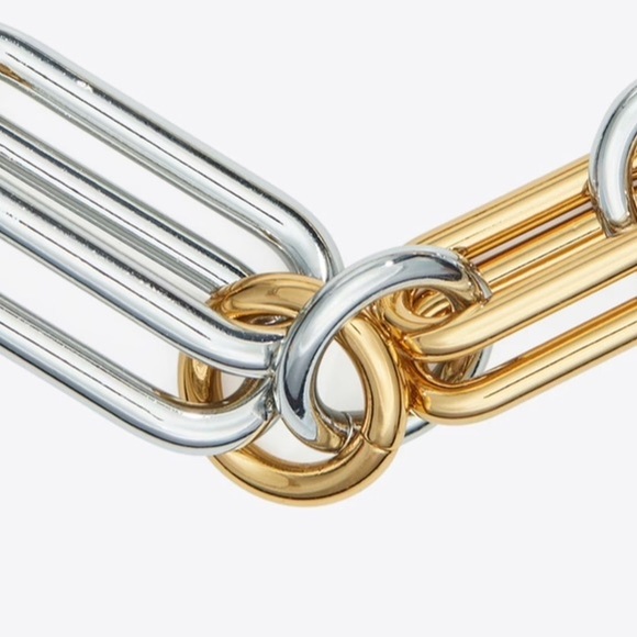 Sold out tory  Burch Roxanne Mixed chain Bracelet - Picture 4 of 5